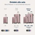 TRVLMORE Kofferset - 3 Delig - 38L