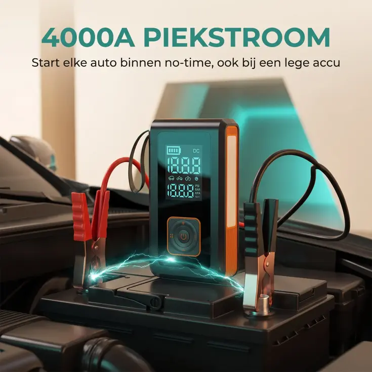 5 in 1 Jumpstarter en Compressor