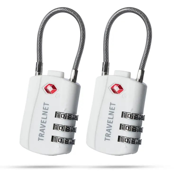 Travelnet TSA Reisslot met Cijfercode Set van 2