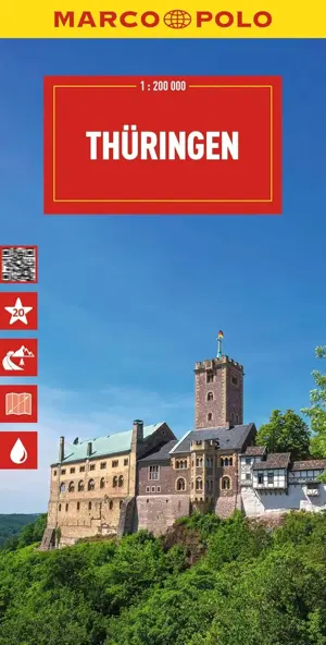 Wegenkaart 07 Thüringen