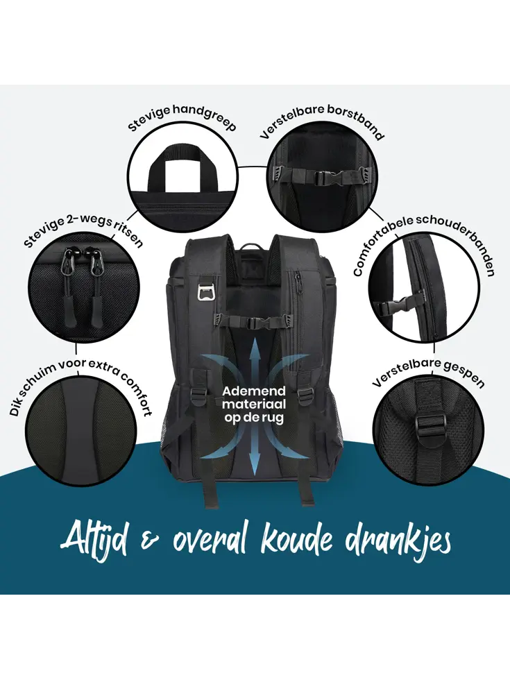 Koelrugzak XXL - 30L