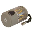 String campinglamp met zaklamp