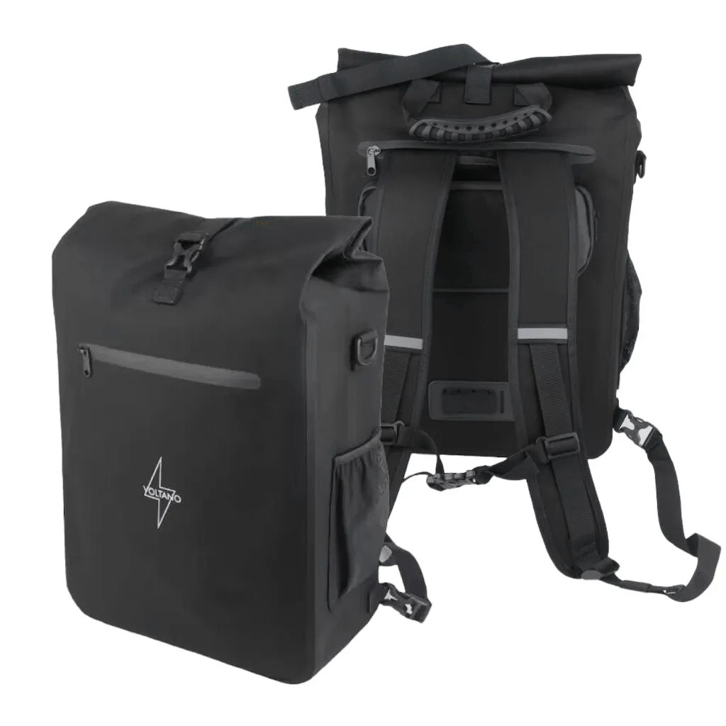 Voltano  Luxe E-bike Fietstas / Rugtas  Zwart