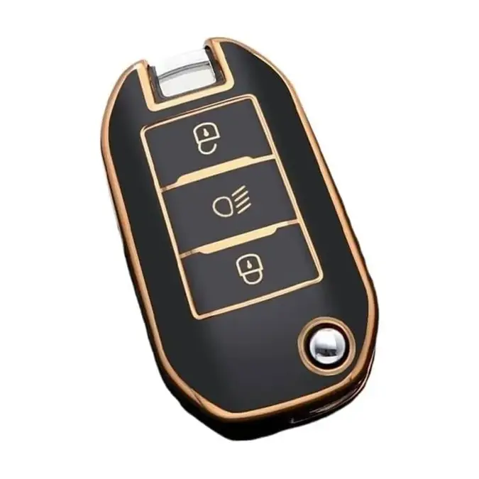 Dutch Shield Sleutelhoesje  Citroën goud A3B