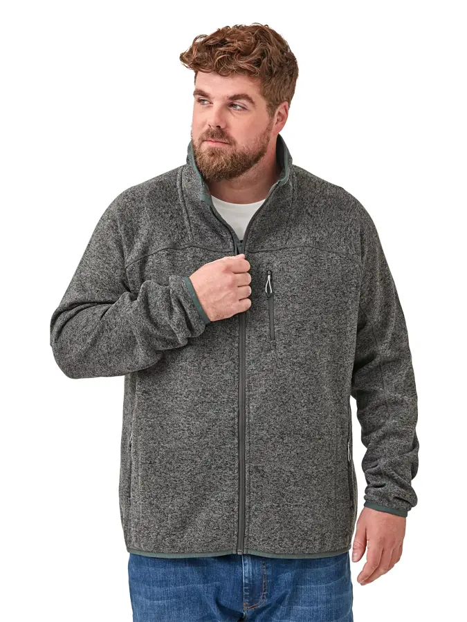 Regy - Fleece Vest Heren - Plus Size