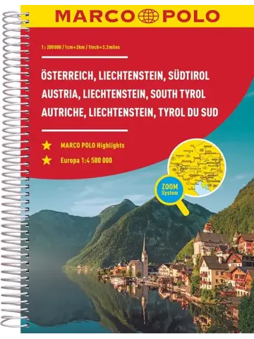 Wegenatlas Oostenrijk - Liechtenstein