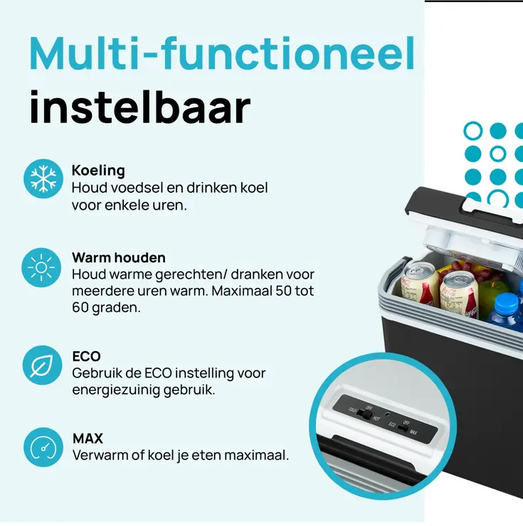 Elektrische koelbox – 22L – 12V/230V