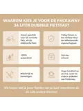 Dubbele Fietstassen 36L