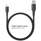 imoshion Braided USB-C naar USB kabel 3 meter