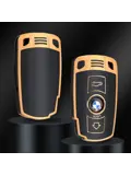 TPU Sleutelhoesje voor Bmw goud E4