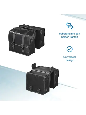 ProPlus Fietstas Dubbel - 40 L