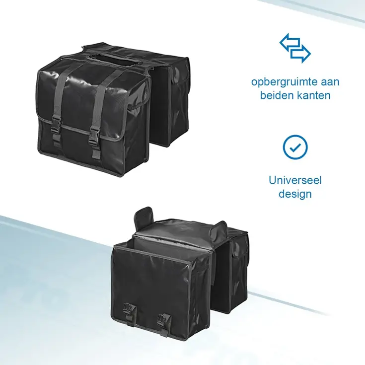 ProPlus Fietstas Dubbel - 40 L