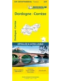 Wegenkaart Local 329 Corrèze - Dordogne