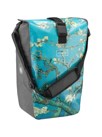 Clarijs fietstas solobag 24L Van Gogh almond