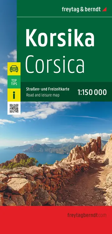 Wegenkaart Corsica