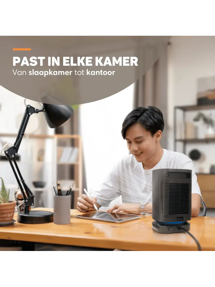 Elektrische Kachel  Zwart- 950W - Ventilatorkachel