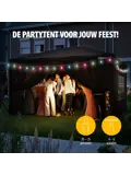 Partytent 3.6x3.6m - PT-7807 - Easy Up - Antraciet
