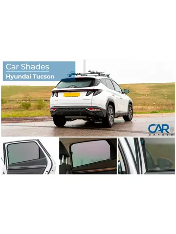 Hyundai Tucson (NX4E) 2020- Zonneschermen achterportieren - Car Shades