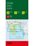 Wegenkaart Griekenland 2-zijdig 1:500.000