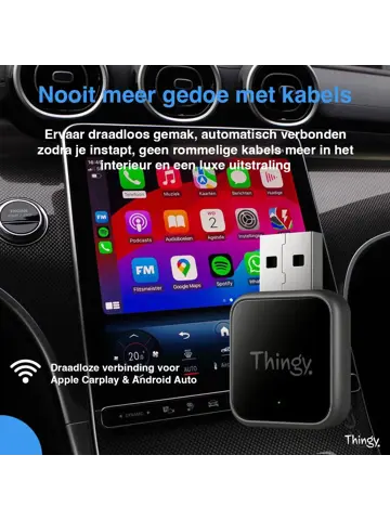 4-in-1 CarPlay & Android Auto Dongle