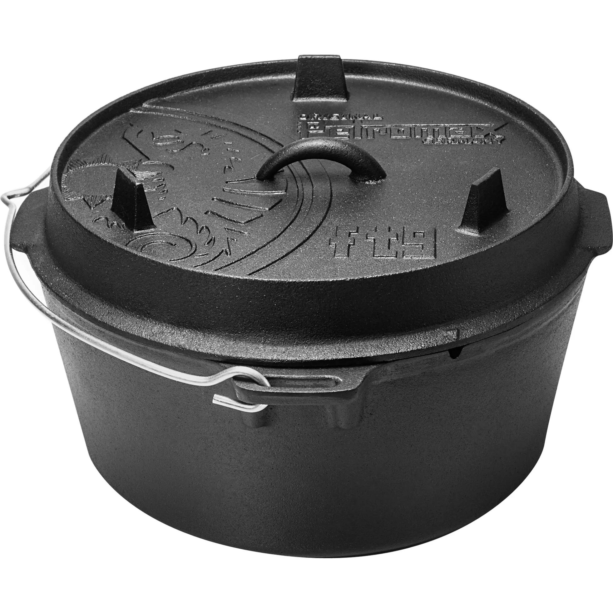 Petromax  Dutch Oven FT9 zonder pootjes 7,5L  Zwart