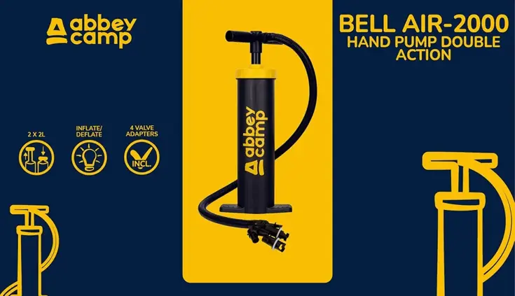 Handpomp Dual Action - Inclusief Opzetstukken