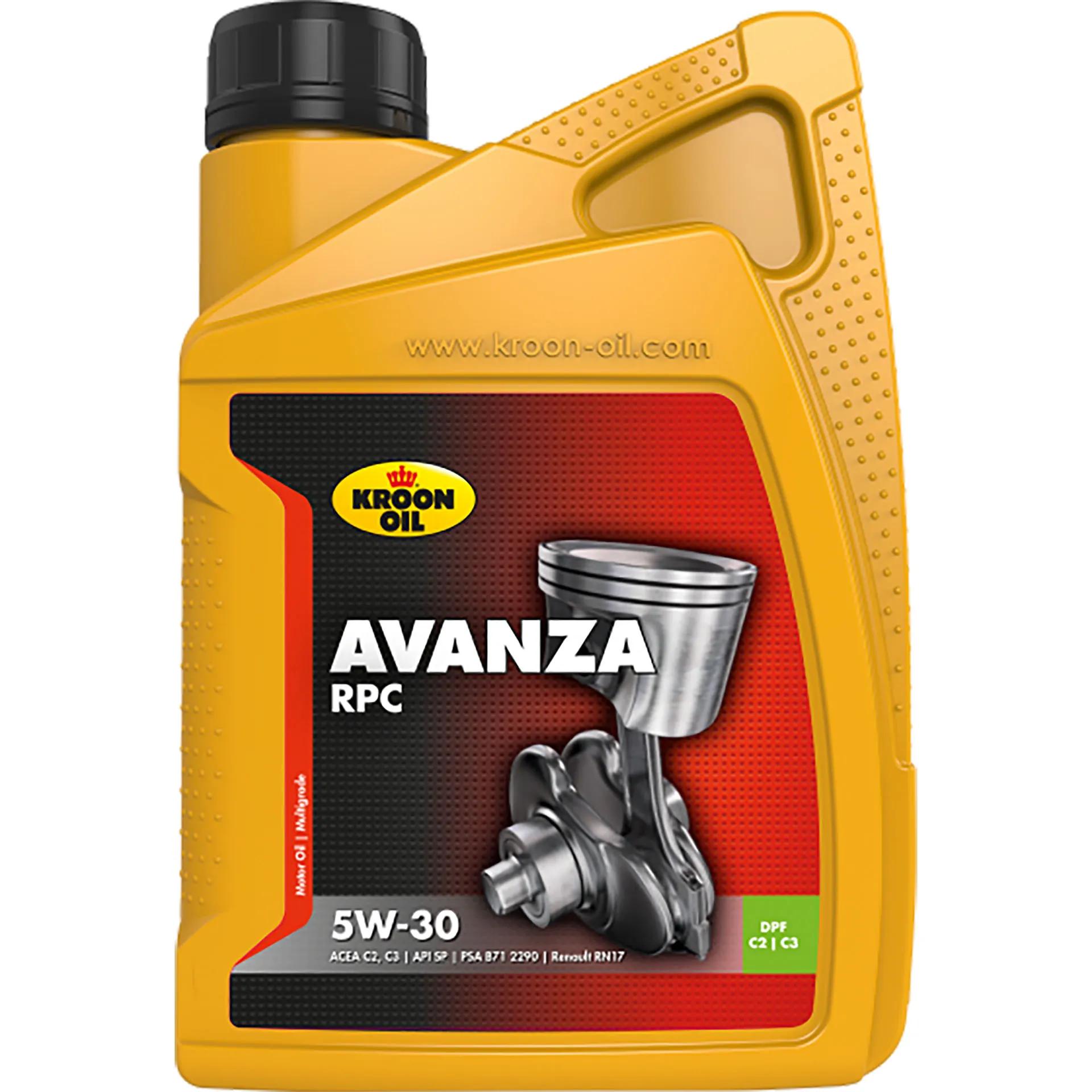 Kroon-oil  Avanza RPC 5W-30 1 Liter  Geel main product image