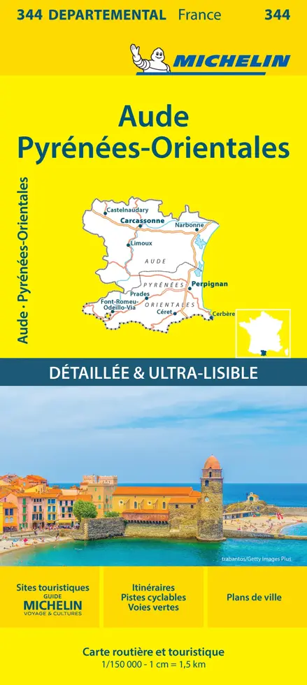 Wegenkaart Local 344 Aude