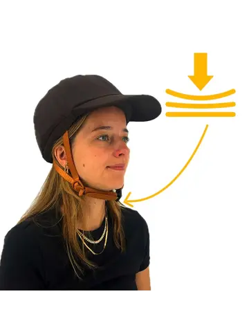 Vizorz SwitchCap fietshelm - Brown base cap