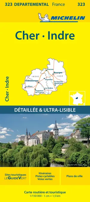 Wegenkaart Local 323 Cher - Indre