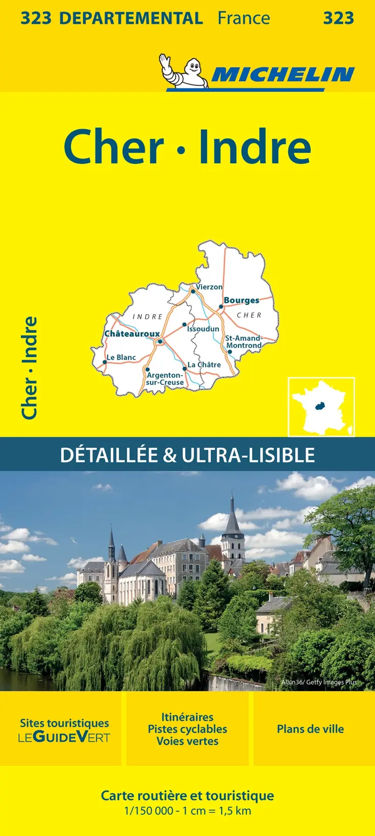 Wegenkaart Local 323 Cher - Indre