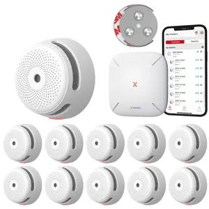 Link+ Pro bundel 10 Rookmelders, 1 Gateway