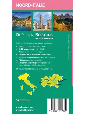 Michelin Groene reisgids Noord-Italië