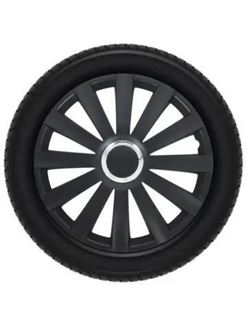 Wieldoppen set - 13 inch - Spyder Zwart