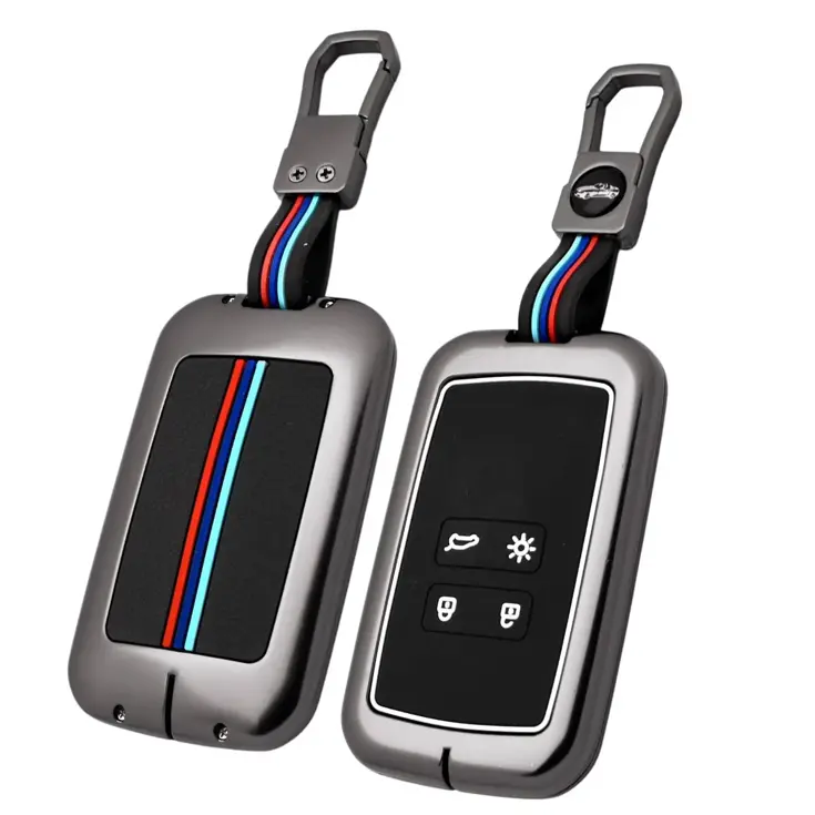 Metalen Sleutelhoesje voor Mitsubishi grijs B