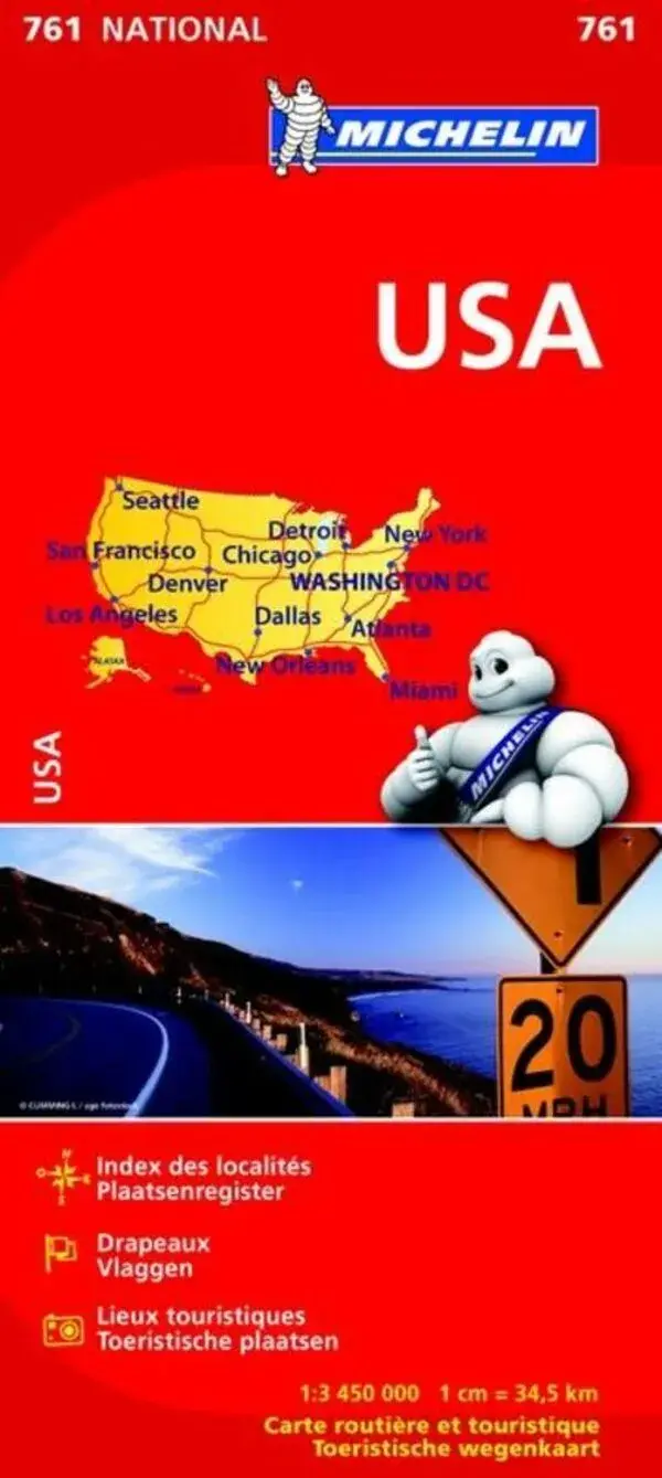 Wegenkaart National 761 USA