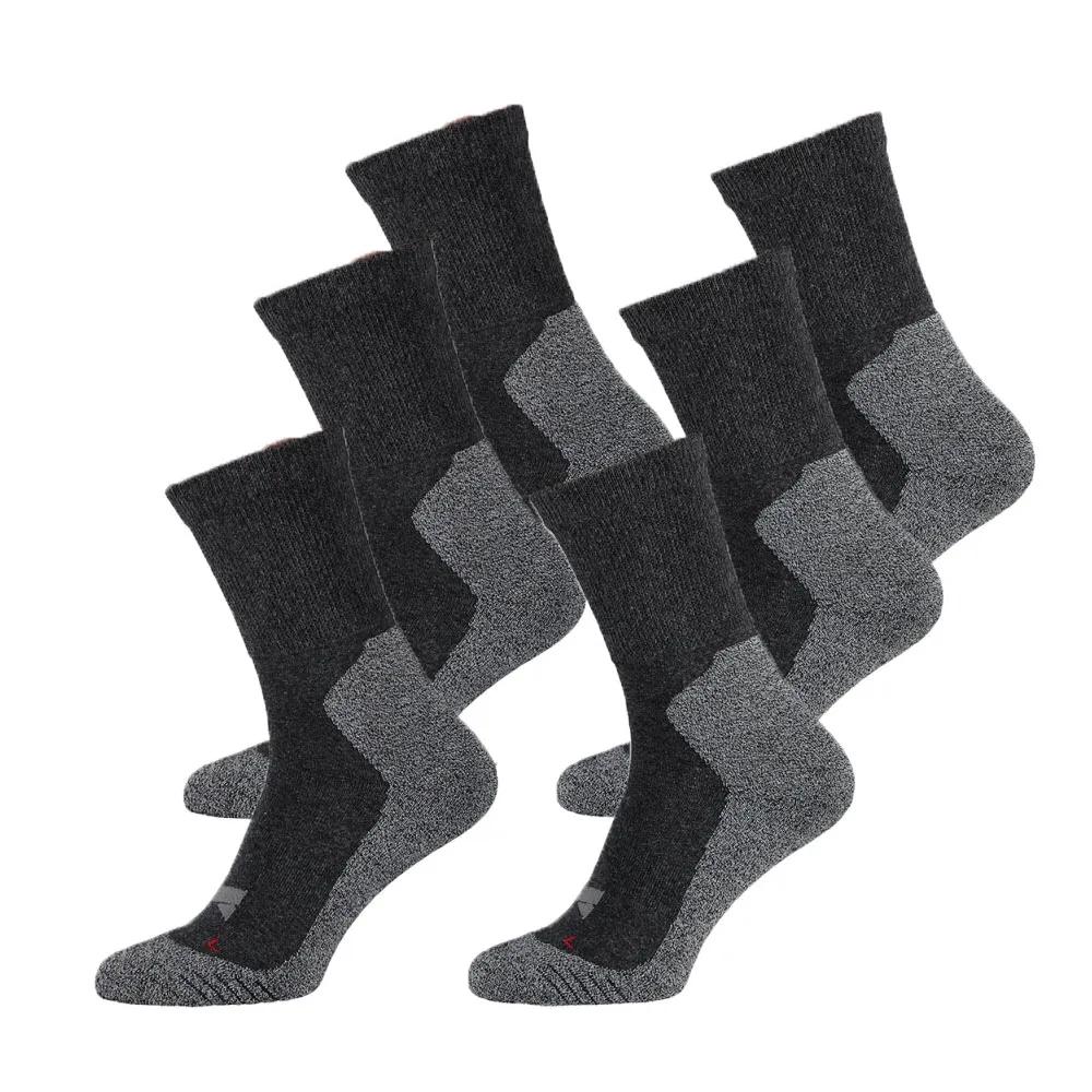 Xtreme   6 paar  Hiking Sokken  Antraciet
