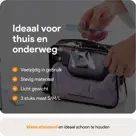 Doorzichtige toilettas – 3 stuks – Toilettas