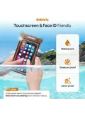 Waterdicht Telefoonhoesje - 6.8" Bruin - Drijvend