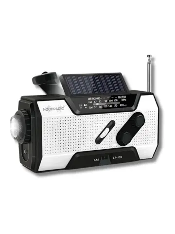 Noodradio® Solar Opwindbaar Met Batterijen
