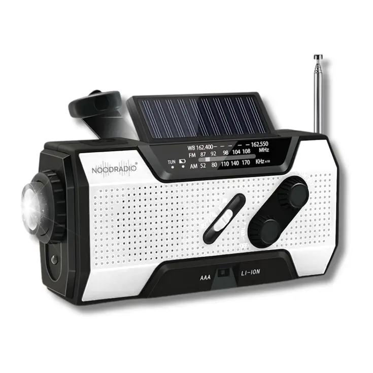 Noodradio® Solar Opwindbaar Met Batterijen