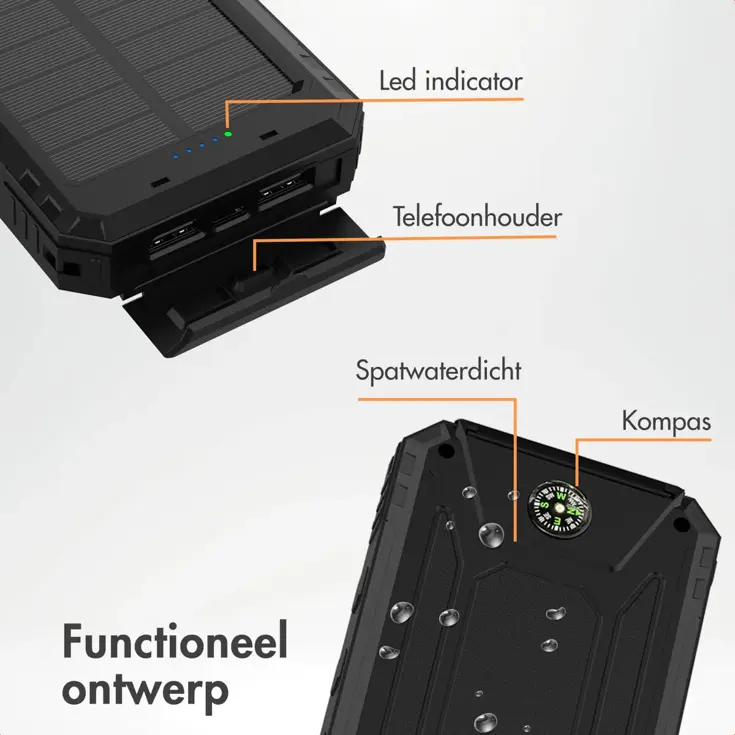 Solar Powerbank 10.000 mAh