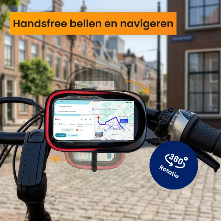 Telefoonhouder Fiets en Motor Waterdicht