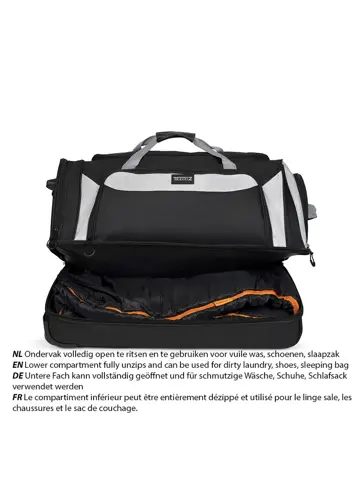 Reistas met wielen 96 Ltr