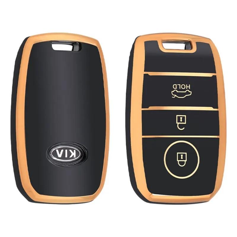 Dutch Shield  Sleutelhoesje  Kia goud A3  Black-Gold main product image