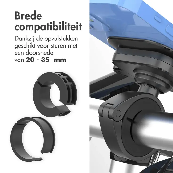 EasyLock Telefoonhouder Fiets - Zwart