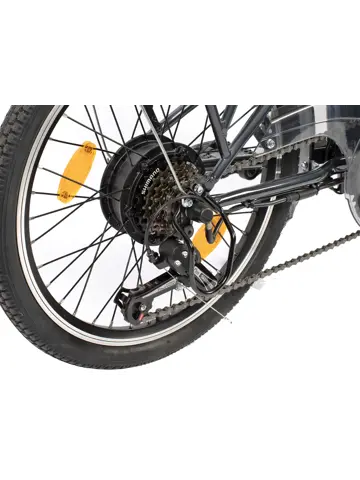 l' Escapade vouw-ebike donkergrijs