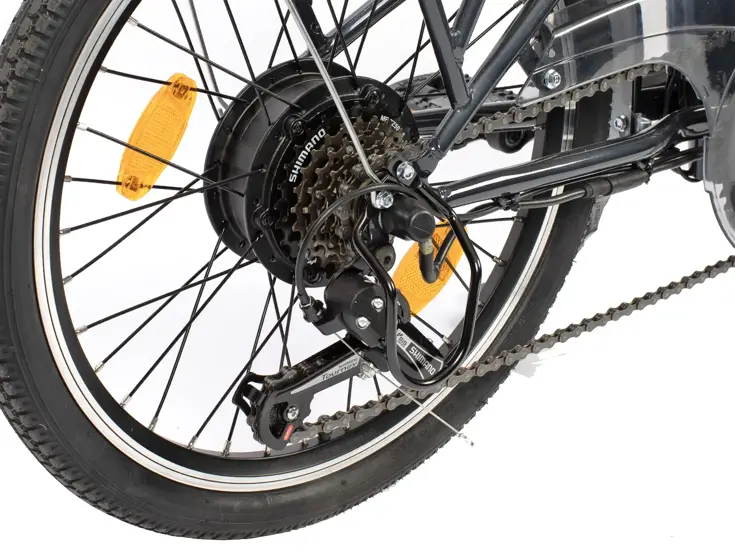 l' Escapade vouw-ebike donkergrijs