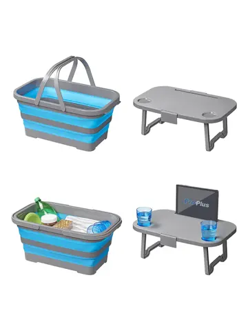 Opvouwbare Picknickmand met Deksel - 20 L