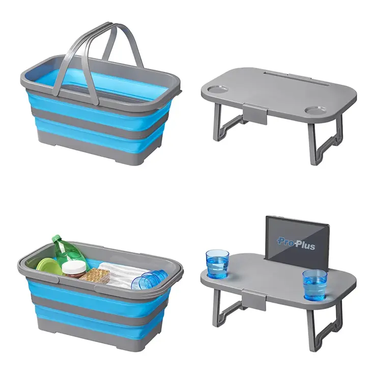 Opvouwbare Picknickmand met Deksel - 20 L